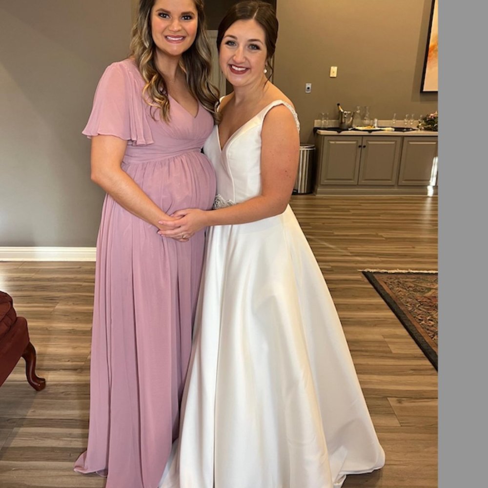 Azazie Verna maternity bridesmaid dress